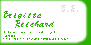 brigitta reichard business card